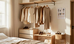 Cara-Mengatur-Lemari-Pakaian-(Capsule-Wardrobe)-demi-Hemat-Waktu-Pagi